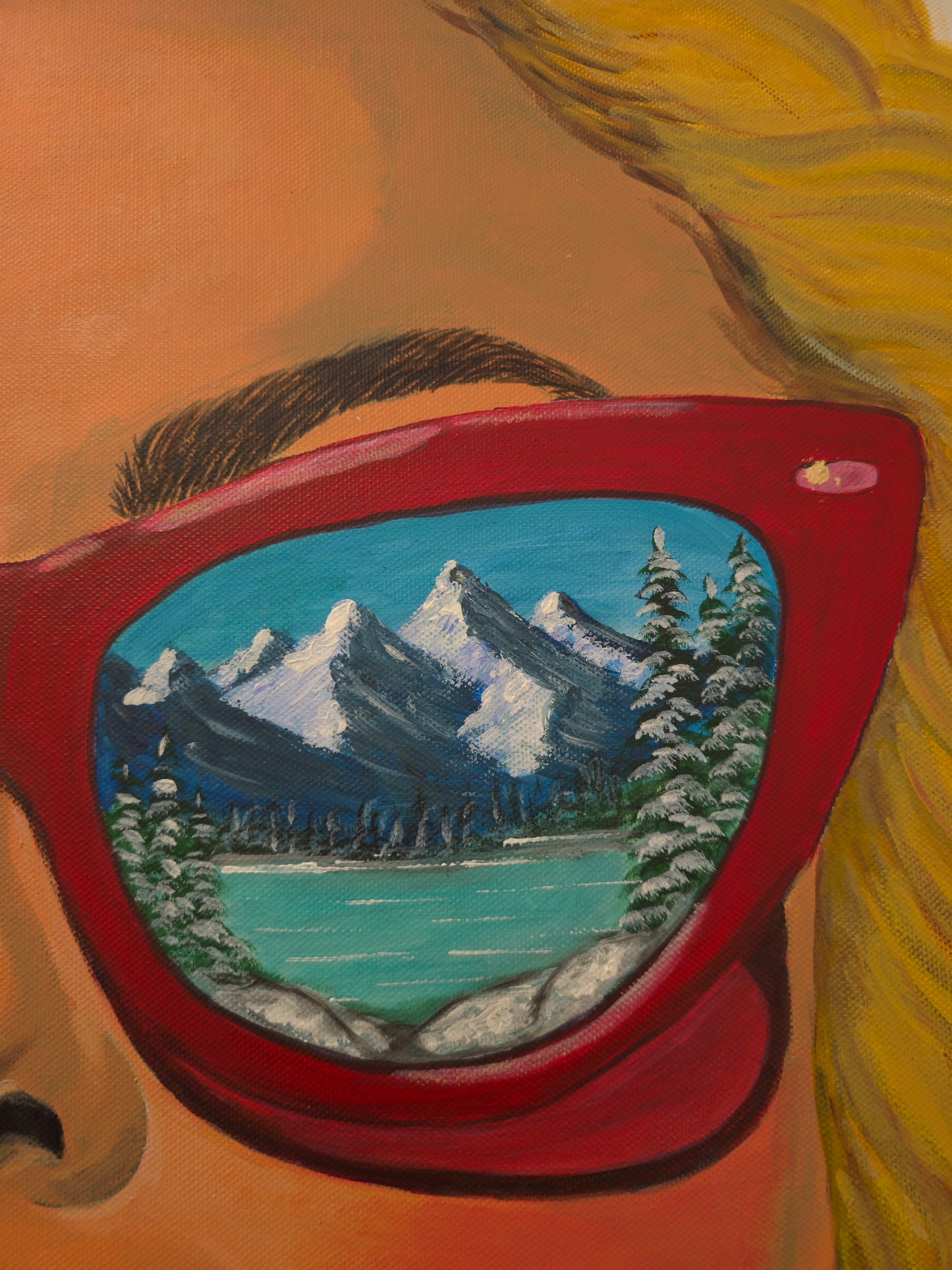 Through Scarlet Frames